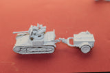 1-72 SCALE 3D PRINTED WW II GERMAN FLAKPANZER I PACKED WITH TRAILER