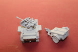1-87TH SCALE 3D PRINTED WW II GERMAN FLAKPANZER I UNPACKED WITH TRAILER