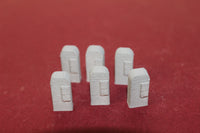 1-87TH HO SCALE 3D PRINTED SODA MACHINE 6 PIECES