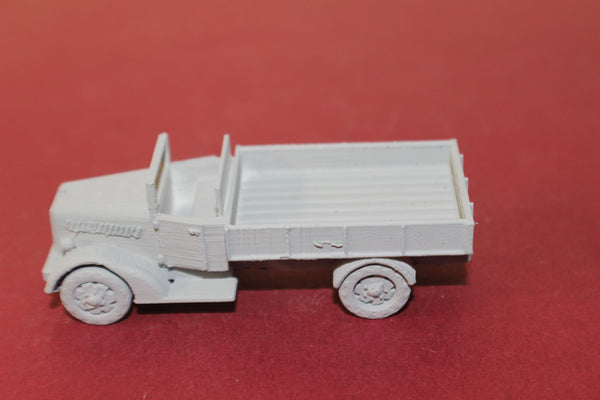 1-87TH SCALE 3D PRINTED WW II JAPANESE TYPE 97 ISUZU FLAT BED TRUCK-OPEN CAB