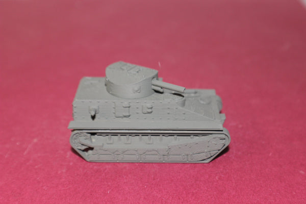 1-72ND SCALE 3D PRINTED WW II BRITISH VICKERS MEDIUM MARK I TANK