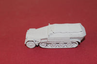 1-87TH SCALE 3D PRINTED WW II GERMAN SDKFZ 251 COVERDED AUSF-B HALFTRACK