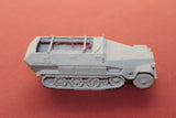 1-72ND SCALE 3D PRINTED WW II GERMAN SDKFZ 251-8 AUSF-B AMBULANCE HALFTRACK