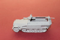 1-72ND SCALE 3D PRINTED WW II GERMAN SDKFZ 251-10 AUSF-A WITH 3.7 PAK GUN HALFTRACK