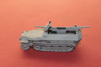 1-87TH SCALE 3D PRINTED WW II GERMAN SDKFZ 251-10 AUSF-C HALFTRACK ARMORED FIGHTING VEHICLE