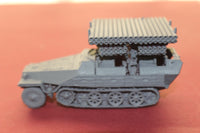 1-72ND SCALE 3D PRINTED WW II GERMAN SDKFZ 251 CALLIOPE HALFTRACK ARMORED FIGHTING VEHICLE