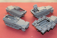 4 FOR 3 1-72ND SCALE 3D PRINTED WW II GERMAN SDKFZ 251s HALFTRACK ARMORED FIGHTING VEHICLE