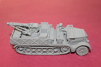 1-72ND SCALE 3D PRINTED WW II GERMAN SD.KFZ 9 FAMO RECOVERY VEHICLE OPEN CAB