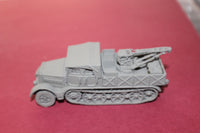 1-72ND SCALE 3D PRINTED WW II GERMAN SD.KFZ 9 FAMO RECOVERY VEHICLE CLOSED CAB