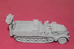 1-72ND SCALE 3D PRINTED WW II GERMAN SD.KFZ 9 FAMO OPEN CAB, OPEN BOX WITH SPADE