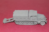 1-87TH SCALE 3D PRINTED WW II GERMAN SD.KFZ 9 FAMO CLOSED CAB, CLOSED BOX WITH SPADE