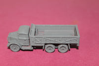 1-87TH HO SCALE 3D PRINTED WW II BRITISH AUSTIN K6 EARLY TWIN WHEEL TRUCK OPEN