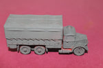 1-87TH SCALE 3D PRINTED WW II BRITISH AUSTIN K6 OFFROAD WHEEL TRUCK CLOSED