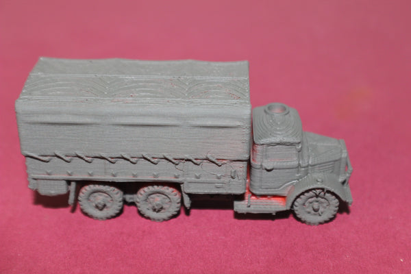 1-72ND SCALE 3D PRINTED WW II BRITISH AUSTIN K6 OFFROAD WHEEL TRUCK CLOSED