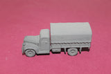 1-87TH SCALE 3D PRINTED WW II U.S. ARMY CHEVROLET 3 TON TRUCK CLOSED
