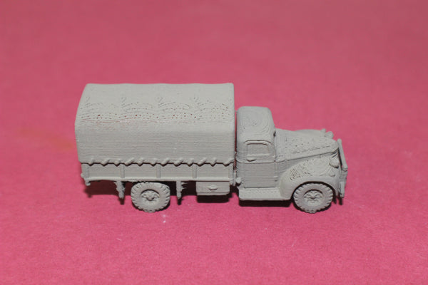 1-72NDSCALE 3D PRINTED WW II U.S. ARMY CHEVROLET 3 TON TRUCK CLOSED