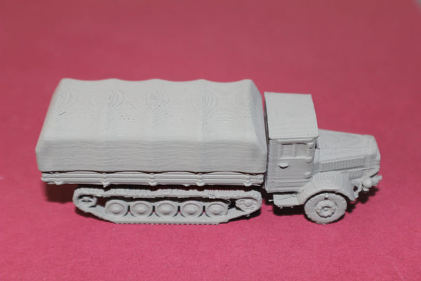 1-87TH SCALE 3D PRINTED WW II GERMAN MERCEDES L4500 MAULTIER CLOSED