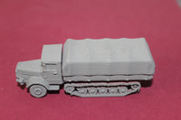 1-87TH SCALE 3D PRINTED WW II GERMAN MERCEDES L4500 MAULTIER CLOSED