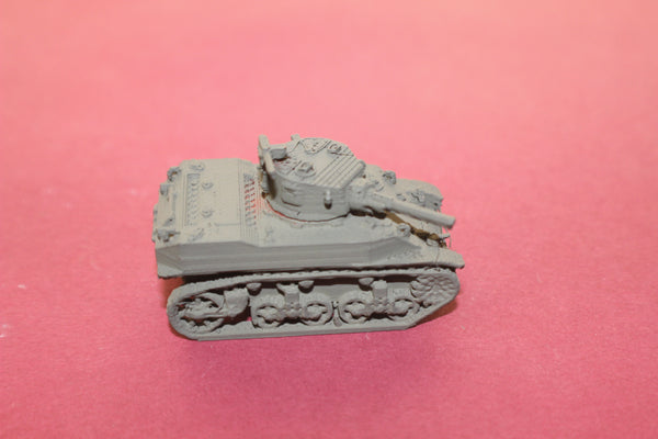 1-72ND SCALE 3D PRINTED WW II U.S. ARMY STUART M5 TANK