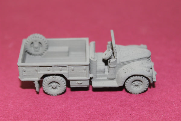 1-87TH SCALE 3D PRINTED WW II U.S. ARMY CHEVROLET 30 CWT TRUCK