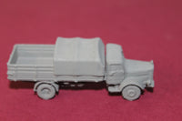 1-87TH SCALE 3D PRINTED WW II GERMAN MERCEDES L4500A TRUCK HALF CLOSED