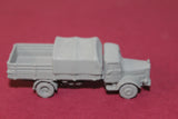 1-87TH SCALE 3D PRINTED WW II GERMAN MERCEDES L4500A TRUCK HALF CLOSED