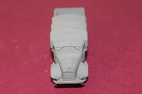 1-87TH SCALE 3D PRINTED WW II GERMAN MERCEDES L4500A TRUCK HALF CLOSED