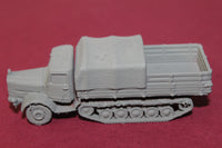 1-72ND SCALE 3D PRINTED WW II GERMAN MERCEDES L4500R MAULTIER LATE HALF CLOSED