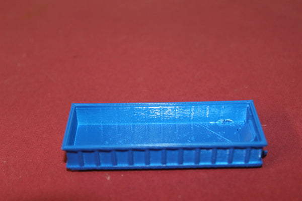 1-87TH HO SCALE 3D PRINTED 20 YARD ROLL OFF DUMPSTER