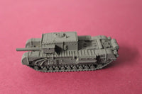 1-72ND SCALE 3D PRINTED WW II BRITISH CHURCHILL GUN CARRIER FULL GUARD
