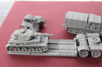 1-72ND SCALE 3D PRINTED WW II GERMAN 18 TON HEAVY TANK TRANSPORTER SD.AH.116