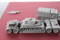 1-72ND SCALE 3D PRINTED WW II GERMAN 18 TON HEAVY TANK TRANSPORTER SD.AH.116