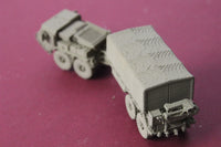 1-87TH SCALE 3D PRINTED U.S. MARINE CORPS OSHKOSH MK48 LOGISTICS VEHICLE SYSTEM LVS COVERED TRAILER