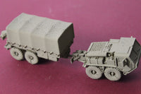1-50TH SCALE 3D PRINTED U.S. MARINE CORPS OSHKOSH MK48 LOGISTICS VEHICLE SYSTEM LVS COVERED TRAILER