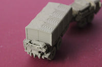1-87TH SCALE 3D PRINTED U.S. MARINE CORPS OSHKOSH MK48 LOGISTICS VEHICLE SYSTEM LVS COVERED TRAILER
