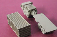 1-50TH SCALE 3D PRINTED U.S. MARINE CORPS OSHKOSH MK48 LOGISTICS VEHICLE SYSTEM LVS LARGE CONTAINER