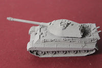 1-72ND SCALE 3D PRINTED WW II GERMAN TIGER II FULL SKIRTS H TURRET