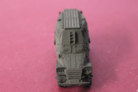 1-87TH SCALE 3D PRINTED SOVIET BTR-152S SIX WHEELED ARMORED COMMAND VEHICLE WITH SAND CHANNEL