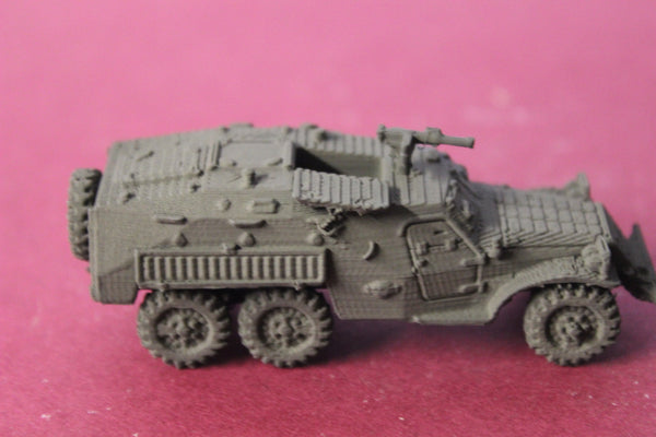 1-72ND SCALE 3D PRINTED SOVIET BTR-152k SIX WHEELED ARMORED PERSONNEL CARRIER WITH MG