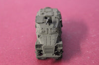 1-72ND SCALE 3D PRINTED SOVIET BTR-152k SIX WHEELED ARMORED PERSONNEL CARRIER WITH MG