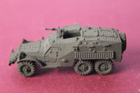 1-72ND SCALE 3D PRINTED SOVIET BTR-152k SIX WHEELED ARMORED PERSONNEL CARRIER WITH MG