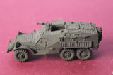 1-72ND SCALE 3D PRINTED SOVIET BTR-152k SIX WHEELED ARMORED PERSONNEL CARRIER WITH MG