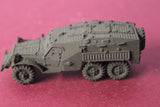 1-72ND SCALE 3D PRINTED SOVIET BTR-152k SIX WHEELED ARMORED PERSONNEL CARRIER