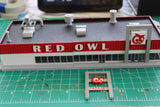1/87TH HO SCALE 3D PRINTED KIT RED OWL GROCERY STORE