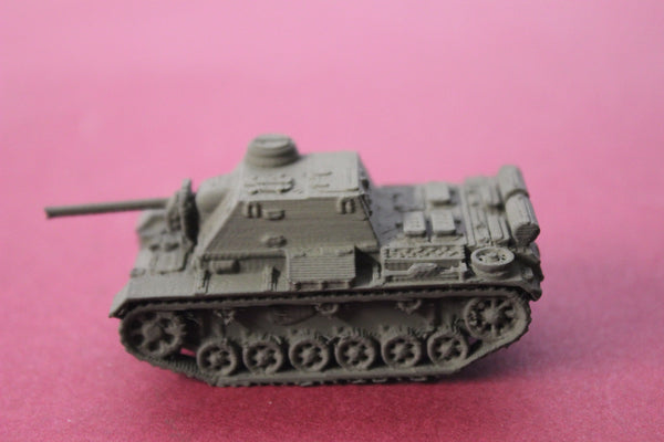 1-87TH HO SCALE 3D PRINTED WW II RUSSIAN SU-76i SELF PROPELLED GUN COMMAND-CLOSED HATCH