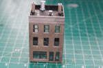 1-160TH N SCALE 3D PRINTED STORE WITH APARTMENTS UPSTAIRS-BUILT AND PAINTED