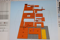 1-87TH HO SCALE 3D PRINTED MODERN MCDONALD'S RESTAURANT