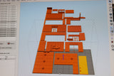 1-87TH HO SCALE 3D PRINTED MODERN MCDONALD'S RESTAURANT
