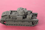 1-72ND SCALE 3D PRINTED WW II SOVIET T-28 MULTI-TURRETED MEDIUM TANK-SLOPED UPARMORED TURRET