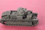 1-87TH SCALE 3D PRINTED WW II SOVIET T-28 MULTI-TURRETED MEDIUM TANK-SLOPED UPARMORED TURRET